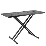 VEVOR DJ Table Stand, (32"-43") x 18" Portable DJ Laptop and Controller Stand...