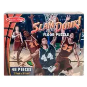 Slam Dunk Basketball Floor Puzzle 48 pcs 2'x3' Melissa & Doug