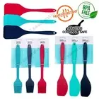 Silicone Spatula Brush Turner Non-Stick Cookware Safe Heat Resistant BPA Free