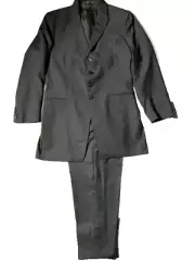 New PAUL SMITH Mens Edwardian Grey Wool Tattersall Suit sz 40 Tailored England