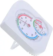 OSOLADY Thermometer Room Temperature Monitor Temperature Humidity Meter Indoor Temperature Gauge Outdoor Temperature Gauge Indoor Thermostat Home Temperature Monitor White Plastic