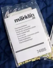 Marklin 74995, 20 C Track Flat Sleeve Spade Connectors, Use With Feeder Wires