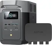 EF ECOFLOW Delta 2 with 800W Alternator Charger Portable Power Station AU, 3-in-1 Fast DC-DC, Vehicle Battery Charger & Jump Starter 8× Faster Than Cigarette Chargers, Charges 1kWh in 1.3 hr