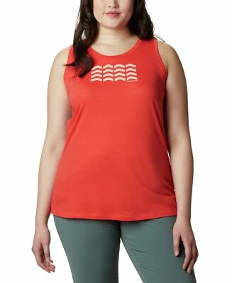 Columbia Womens Plus Size Bluff Mesa Graphic-Print Tank Top Size 1X