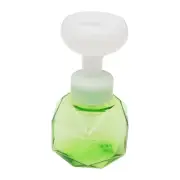 TECHTONGDA 4Pcs Clear Green Refillable Soap Bath Pump Foaming Bottle 300ML