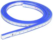 Shinwa Sokutei Flexible Curve Ruler with Scale 80cm 74853