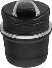 LIGHTAOTAO Car Ashtray Travel Accessories Ashtray for Living Room Automotive Exterior Accessories Vintage Cigarette Dispenser Cup Holder Tray for Car Cigarette Ash Holder Plastic Black