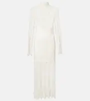 [Ulla Johnson] Ulla Johnson Talia floral lace maxi dress AU 14 white