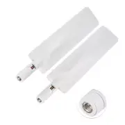 2pcs 4G LTE Antenna 9dBi SMA Male Cellular White Antenna for CPE Router Hotspot