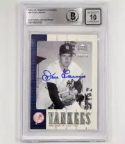 Don Larsen signed 2000 UD Yankees Legends #26 card autograph BGS BAS 10 auto