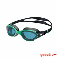 在飛比找PChome24h購物優惠-SPEEDO 成人 運動泳鏡 Biofuse2.0 深藍/綠