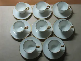 早期 古董 OKURA 咖啡杯 日本製 共有8杯組