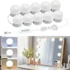 Vanity Lights for Mirror Hollywood Style with 10 Dimmable Bulbs Adjustable Color