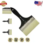 Professional 6" Acrylic Broad Flat Brush - Ideal for Varnishing Large Surfaces
