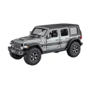 Catzon 1:32 Wrangler Alloy Car Model with Pull-Back Functionality and Sound Light Effects-Sliver