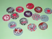 Pre Cut One Inch Bottle Cap Images Alabama Bama Roll Tide Free Ship