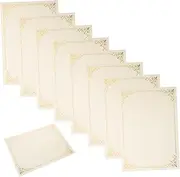 ARTIBETTER 10 Sheets Certificate Envelope Certificate Paper Diploma Paper Thick Paper for Printing Paper for Certificate Blank Certificate Printable Paper Blank Diploma Certificate White