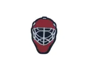 Embroidery patch sew badge iron on glue transfer hockey helmet