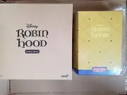 Disney SUPER 7 Robin Hood Stork & Blue Robe Prince John Figures Set of 2