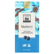 Endangered Species Chocolate, Blueberry Dark Chocolate, 72% Cocoa, 3 oz (85 g)