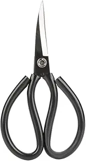 Respicefinem A3 Carbon Steel Elbow Tip Sewing Scissors with PVC Handle Professional Grade Industrial Home Use Smooth Cutting for Fabric Leather Approx 19.5cm/7.7in Length
