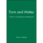 FORM AND MATTER