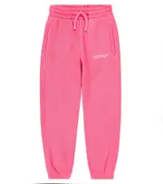[Off-White Kids] Off-White Kids Logo cotton jersey sweatpants Y 6 pink