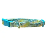 Top Paw Tie Dye Comfort Neoprene Adjustable Dog Collar Size Large D Ring