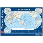 Learning Can Be Fun Map of the World Double Sided Wall Chart