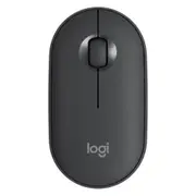 Pebble Wireless Bluetooth Mouse 1000DPI 3 Buttons Thin Silent High Precision Optical Tracking Mice for Desktop Laptop