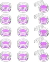 uxcell 15PCS Diamond Art Painting Glue Clay Wax 5D Round DIY Diamond Art Refills with Storage Box for Diamond Art Embroidery Mud Supplies Accessories Painting Tool (23mm/0.9", Purple)