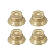 4pcs 6mm Potentiometer Knob For LP Electric Guitar Acrylic Volume Knob Gold Tone