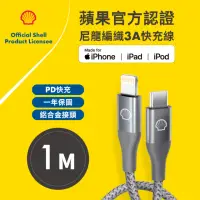 在飛比找momo購物網優惠-【SHELL 殼牌】USB-C to Lightning反光