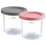 2Pcs Ice Cream Pints Cup for for NC299AM C300S Series Reusable Can7987