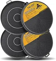 4 x Activated Carbon Cooker Hood Filters for Dehflex AK01 Bomann KF 560 KF560, 210 mm Carbon Filter for Cooker Hoods Bosch 00353121/353121 Electrolux 9029793719 Whirlpool B210