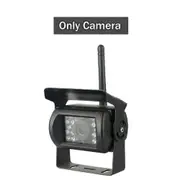 Wireless 7 inch Car Monitor Screen Rear View Camera For Truck Bus RV Trailer Excavator Rearview Image 12V-24V Display Only Camera