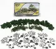 Woodland Scenics ~ New 2024 ~ Deciduous Tree Kit ~ 3" to 7" ~ 6 Pieces ~ TR1112