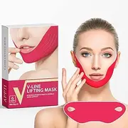 V Line Face Lifting Chin Mask, Tape for Tightening Skin and Double Chin Reduction Face Mask- Chin Strap Face Tape - 5 pcs