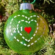 Grinch Heart Grew 3 Sizes Handmade Glitter Ornament Grinchmas Holiday Bauble