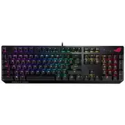 Asus XA04 STRIX SCOPE DX/BL ROG Strix Scope Deluxe RGB Wired Mechanical Gaming Keyboard, Cherry MX Switches, Aluminum Frame