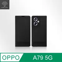 在飛比找PChome24h購物優惠-Metal-Slim OPPO A79 5G 荔枝紋雙料隱磁