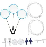 WEKAMOS 1set Floating Fishing Net Kit for Catch and Release for Hatchery Shrimp Safe for Fry Eggs Includes Accessories for Easy Cleaning and Handling