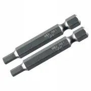 Wiha 74388 Hex Inch Power Bit Set, 1/4" x 50mm, Pack of 2