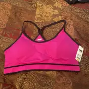 NEW Women's AVIA Seamless Athletic Padded Sports Bra Full Figure- Fuchsia XXL
