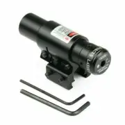 Hunting Red Laser Dot Rifle Airsoft Pistol Laser Sight w/ Scope Mount 11mm 20mm
