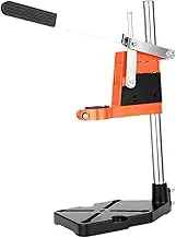 Generic Drill Press Table Pillar Drills Bench with Vise Practical Multipurpose Bench Drill Press Stand for Carpentry Rotation Garage