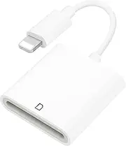 SD Card Reader Compatible with iPhone and iPad, 2-in-1 Lighting to SD and Micro SD Card Adapter, Memory Card Reader Compatible with iOS 13+, Camera Photo Video File Transfer Viewer, Plug & Play