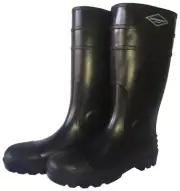 Diamondback L-G06B15 Knee Boot, Pvc, Matte Black, 15