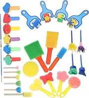 Journey Starter Kit 1 Set Sponge Paint Brushes Stamps Encourage Creativity Fine Motor Skills