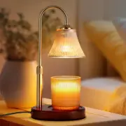 Candle Warmer Lamp,Candle Warmer lamp with Timer for Jar Candles with 2 Bulbs...